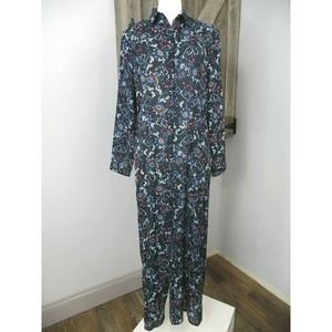 Girls On Film Floral Fully Length Duster Top